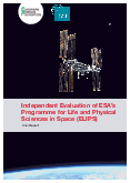 Independent Evaluation of ESA’s Programme for Life and Physical Sciences in Space (ELIPS) 